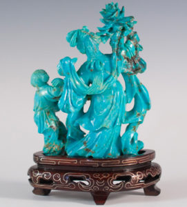 sculture turchese orientali e cinesi